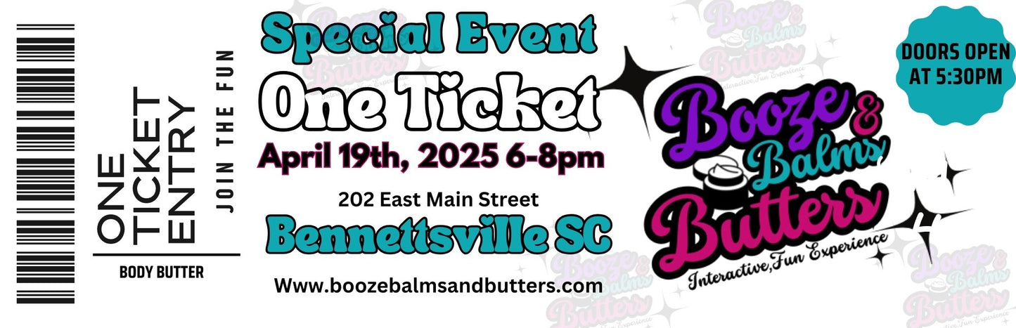 Bennettsville SC Booze Balms And Butters Event